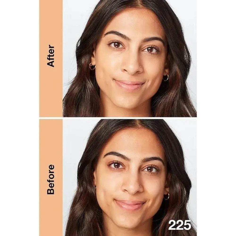 NEW Maybelline Fit Me Dewy Smooth Foundation 225 Medium Buff SPF 18 1oz
